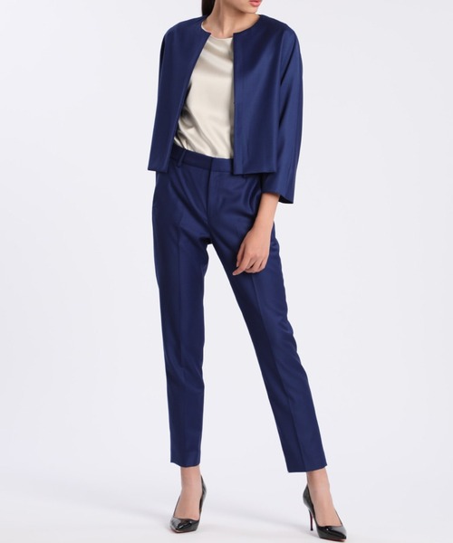 Loro Piana(ロロ・ピアーナ)の「《INEDIT》テーパードパンツ《Loro Piana》(スーツパンツ・レディース・ネイビー・9号/11号/7号/5号)」の7枚目の写真