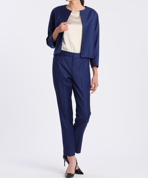 Loro Piana(ロロ・ピアーナ)の「《INEDIT》テーパードパンツ《Loro Piana》(スーツパンツ・レディース・ネイビー・9号/11号/7号/5号)」の8枚目の写真