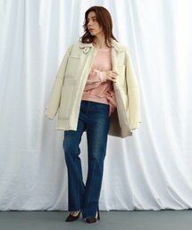 JET（ジェット）の「◇裏ボアデニムトラッカージャケット