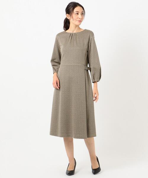 ガンクラブジャカード ワンピース 洗える ワンピース ワンピース セール J Press ジェイプレス のファッション