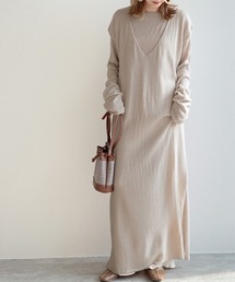 reca | ショートプルオーバー×ノースリワンピース セットアップ(ワンピース)