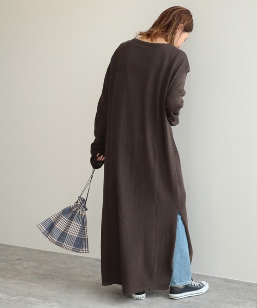 reca（レカ）の「ショートプルオーバー×ノースリワンピース セットアップ（ワンピース・レディース・ブラック/ライトベージュ/モカ/ダークブラウン・M）」の11枚目の写真