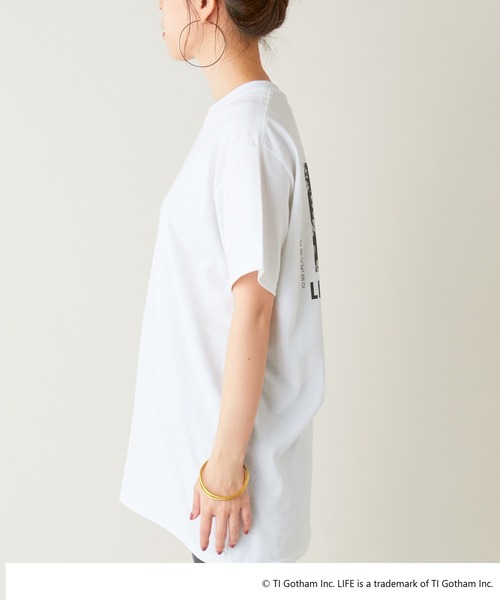 SHENERY（シーナリー）の「“LIFE” フォトTee01（Tシャツ/カットソー・レディース・ホワイト・FREE）」の4枚目の写真