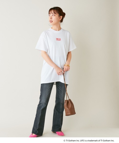 SHENERY（シーナリー）の「“LIFE” フォトTee01（Tシャツ/カットソー・レディース・ホワイト・FREE）」の2枚目の写真