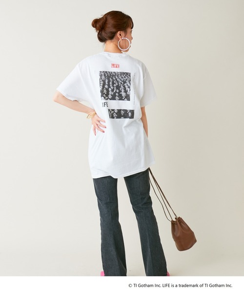 SHENERY（シーナリー）の「“LIFE” フォトTee01（Tシャツ/カットソー・レディース・ホワイト・FREE）」の8枚目の写真
