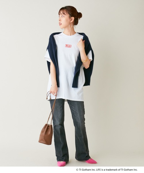 SHENERY（シーナリー）の「“LIFE” フォトTee01（Tシャツ/カットソー・レディース・ホワイト・FREE）」の11枚目の写真
