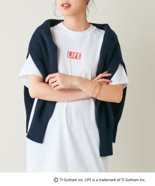 SHENERY（シーナリー）の「“LIFE” フォトTee01（Tシャツ/カットソー・レディース・ホワイト・FREE）」の14枚目の写真