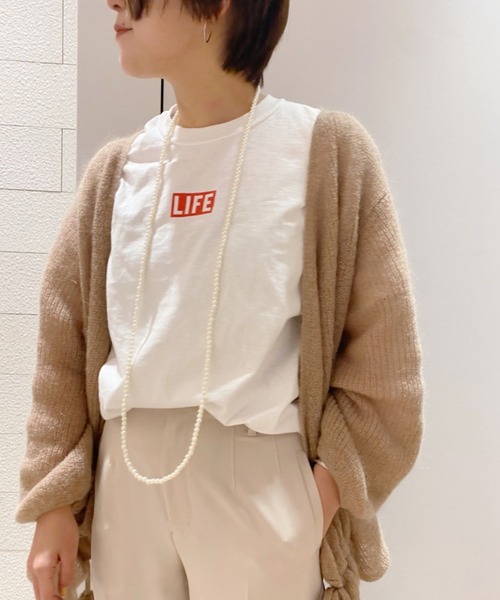 SHENERY（シーナリー）の「“LIFE” フォトTee01（Tシャツ/カットソー・レディース・ホワイト・FREE）」の12枚目の写真