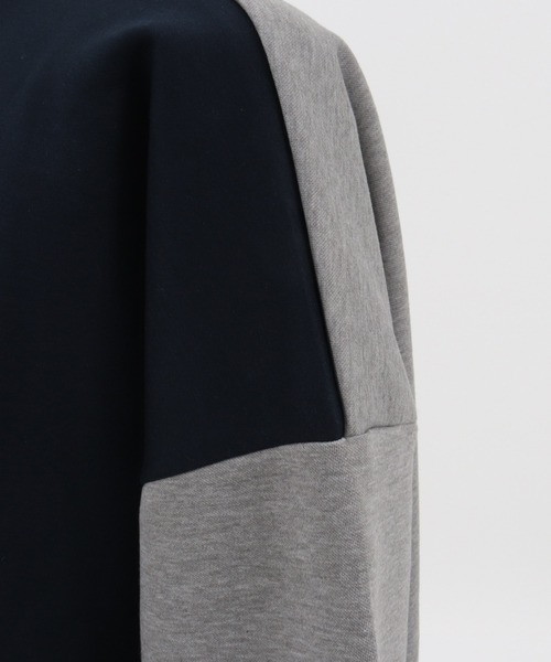 ANGENEHM(アンゲネーム)の「mt6983-Cardboard Knit Switch Big Cut sew (MADE IN JAPAN) カットソー(Tシャツ/カットソー・メンズ・ホワイト/ブラック/ベージュ/ネイビー・M/L)」の12枚目の写真