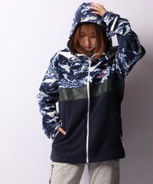 LRG（エルアールジー）の「【LRG】配色切替 ジップアップボアフリース マウンテンパーカー（マウンテンパーカー）」