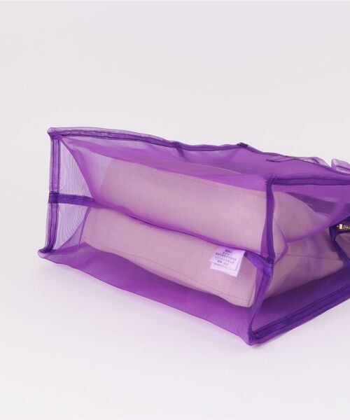 FRUIT OF THE LOOM(フルーツオブザルーム)の「【FRUIT OF THE LOOM】FTL SEE THROUGH BST BAG M(トートバッグ・レディース・オレンジ/グリーン/ホワイト/パープル・FREE)」の6枚目の写真