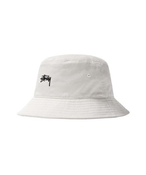 STUSSY クリーム色 バケットハット STUSSY（ステューシー）｜ハット（ベージュ系）一覧 - WEAR