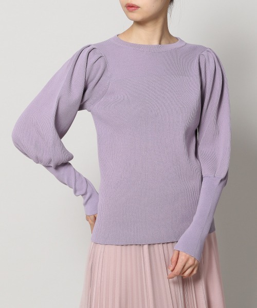 Palace✖️ドラミさんコラボニット　XL Andemiu（アンデミュウ）の「【貴島明日香コラボ】ランダムリブニット