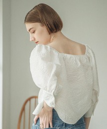 ACCL | アートピケボリュームブラウス(シャツ/ブラウス)