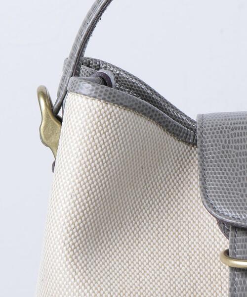 TOFF&LOADSTONE(トフアンドロードストーン)の「<TOFF&LOADSTONE(トフアンドロードストーン)>HIGH-END CVS MOTH バッグ(ハンドバッグ・レディース・ブラック/ダークグレー・FREE)」の7枚目の写真