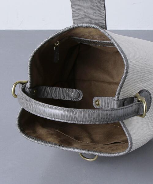 TOFF&LOADSTONE(トフアンドロードストーン)の「<TOFF&LOADSTONE(トフアンドロードストーン)>HIGH-END CVS MOTH バッグ(ハンドバッグ・レディース・ブラック/ダークグレー・FREE)」の12枚目の写真