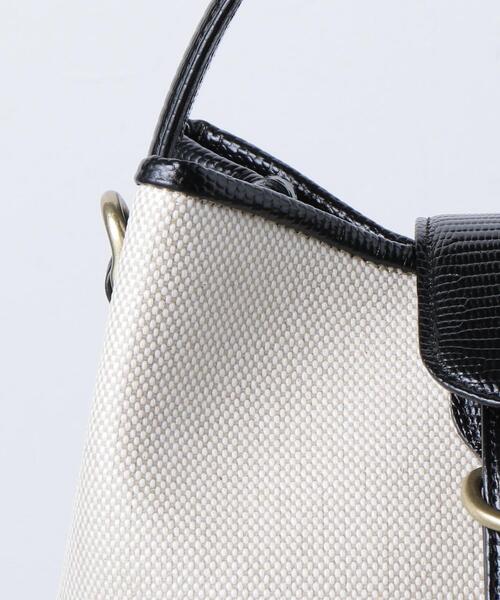 TOFF&LOADSTONE(トフアンドロードストーン)の「<TOFF&LOADSTONE(トフアンドロードストーン)>HIGH-END CVS MOTH バッグ(ハンドバッグ・レディース・ブラック/ダークグレー・FREE)」の15枚目の写真