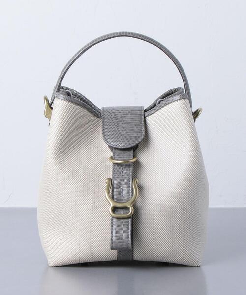 TOFF&LOADSTONE(トフアンドロードストーン)の「<TOFF&LOADSTONE(トフアンドロードストーン)>HIGH-END CVS MOTH バッグ(ハンドバッグ・レディース・ブラック/ダークグレー・FREE)」の19枚目の写真