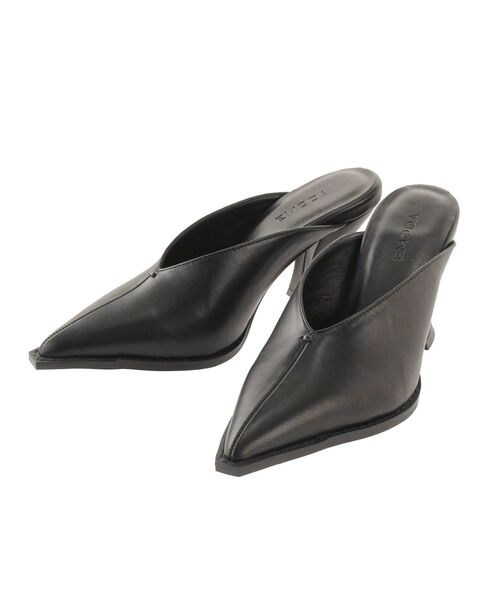 EMODA（エモダ）の「Vカットポインテッドヒール（サンダル・レディース・ホワイト/ブラック・SMALL/MEDIUM/LARGE）」の14枚目の写真