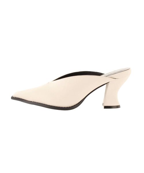 EMODA（エモダ）の「Vカットポインテッドヒール（サンダル・レディース・ホワイト/ブラック・SMALL/MEDIUM/LARGE）」の9枚目の写真