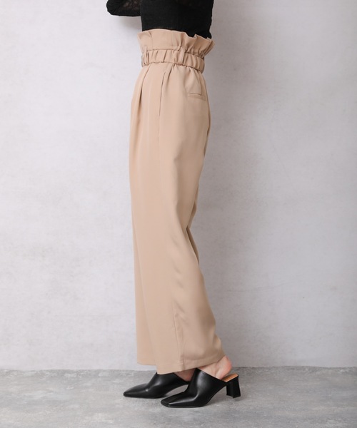 ap retro（アプレトロ）の「ビットベルトハイウエストバルーンパンツ【ZOZO限定商品】（その他パンツ・レディース・ブラック/ベージュ/カーキ/ライトグリーン/アイボリー・FREE）」の10枚目の写真