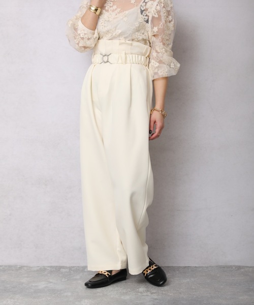 ap retro（アプレトロ）の「ビットベルトハイウエストバルーンパンツ【ZOZO限定商品】（その他パンツ・レディース・ブラック/ベージュ/カーキ/ライトグリーン/アイボリー・FREE）」の16枚目の写真