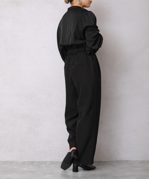 ap retro（アプレトロ）の「ビットベルトハイウエストバルーンパンツ【ZOZO限定商品】（その他パンツ・レディース・ブラック/ベージュ/カーキ/ライトグリーン/アイボリー・FREE）」の9枚目の写真