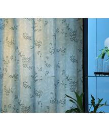 LAURA ASHLEY（ローラアシュレイ）の「【グリーンデイル/洗える/防炎】ボタニカルプリントカーテン　W100×H200cm（インテリア雑貨）」