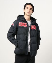 新品カッパHOKKAIDOダウンジャケット黒 Kappa（カッパ）の「Kappa(カッパ)【MENS】ダウンジャケット（ダウン