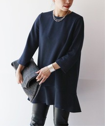 VERMEIL par iena | ダンボールニット 裾ペプラム トップス◆(Tシャツ/カットソー)