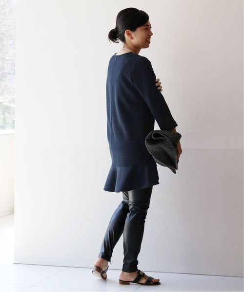 VERMEIL par iena - VERMEIL par iena 裾ぺプラム トップス セール】ダンボールニット 裾ペプラム トップス◇（Tシャツ