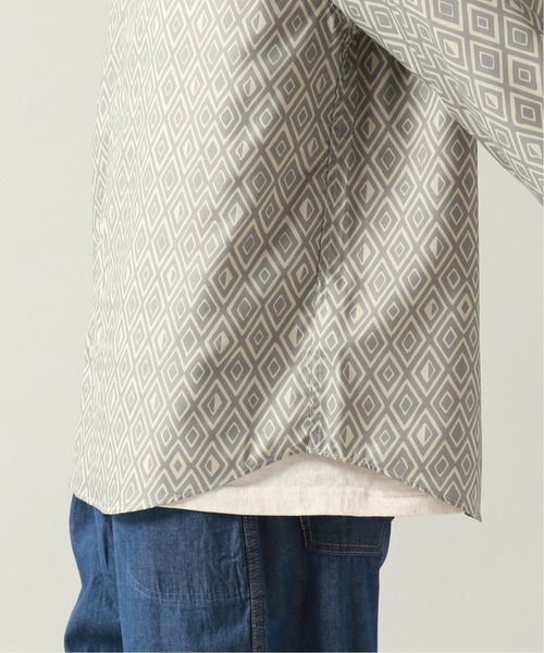 JOURNAL STANDARD(ジャーナルスタンダード)の「【GREIGE PATTERN /グレージュパターン】バンドカラーシャツ(シャツ/ブラウス・メンズ・ナチュラル/ベージュ/ブラックミックス/ベージュ系その他/ブラック系その他/ブラック×ブラック・MEDIUM/LARGE/SMALL)」の15枚目の写真