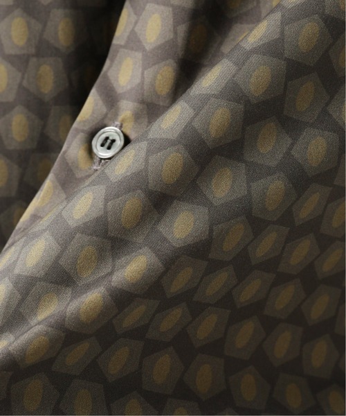 JOURNAL STANDARD(ジャーナルスタンダード)の「【GREIGE PATTERN /グレージュパターン】バンドカラーシャツ(シャツ/ブラウス・メンズ・ナチュラル/ベージュ/ブラックミックス/ベージュ系その他/ブラック系その他/ブラック×ブラック・MEDIUM/LARGE/SMALL)」の20枚目の写真