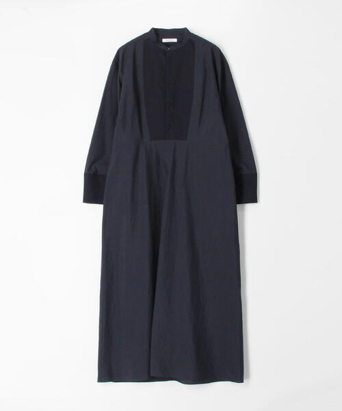 TOMORROWLAND （トゥモローランド）の「タッサーピケ ボザムシャツワンピース（ワンピース・レディース・ネイビー/イエロー/ライトベージュ・36）」の11枚目の写真