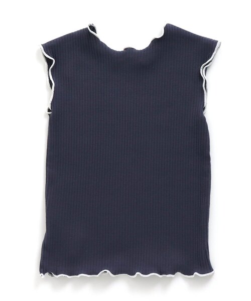 apres les cours（アプレレクール）の「/メロウタンクトップ（タンクトップ・キッズ・アイボリー/ネイビー・80/90/100/110/120/130/140）」の5枚目の写真