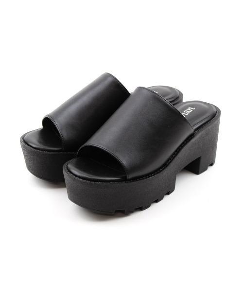 VIVIAN(ヴィヴィアン)の「厚底ミュールサンダル(サンダル・レディース・ブラック/ホワイト・S/M/L/LL)」の20枚目の写真