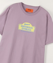 【UNIVERSAL OVERALL/ユニバーサルオーバーオール】 ブランドロゴ グラフィックTシャツ/SALOON GRAPHIC