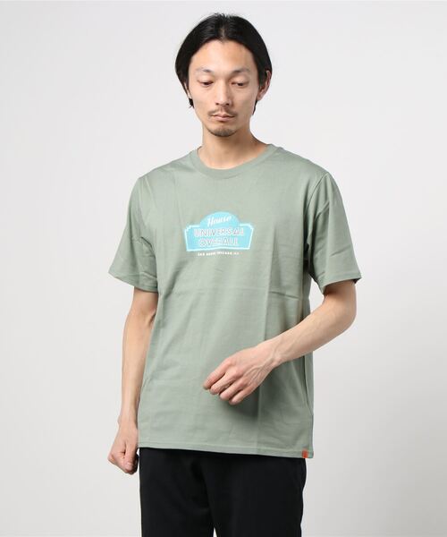 UNIVERSAL OVERALL(ユニバーサルオーバーオール)の「【UNIVERSAL OVERALL/ユニバーサルオーバーオール】 ブランドロゴ グラフィックTシャツ/SALOON GRAPHIC(Tシャツ/カットソー・メンズ・ホワイト/チャコールグレー/オリーブ/ライトパープル・M/XL/L)」の11枚目の写真