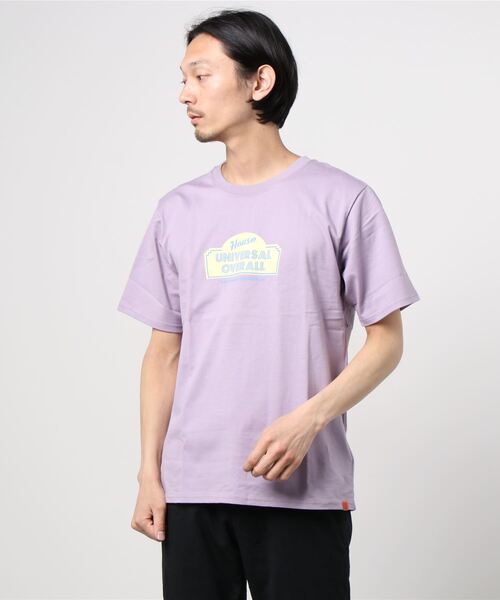 UNIVERSAL OVERALL(ユニバーサルオーバーオール)の「【UNIVERSAL OVERALL/ユニバーサルオーバーオール】 ブランドロゴ グラフィックTシャツ/SALOON GRAPHIC(Tシャツ/カットソー・メンズ・ホワイト/チャコールグレー/オリーブ/ライトパープル・M/XL/L)」の12枚目の写真