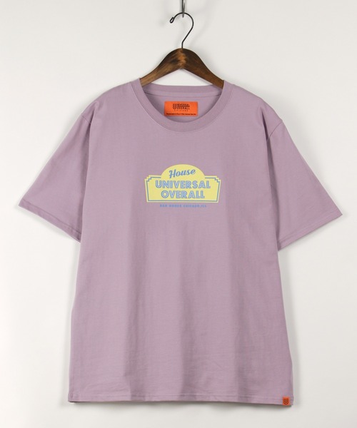 UNIVERSAL OVERALL(ユニバーサルオーバーオール)の「【UNIVERSAL OVERALL/ユニバーサルオーバーオール】 ブランドロゴ グラフィックTシャツ/SALOON GRAPHIC(Tシャツ/カットソー・メンズ・ホワイト/チャコールグレー/オリーブ/ライトパープル・M/XL/L)」の8枚目の写真