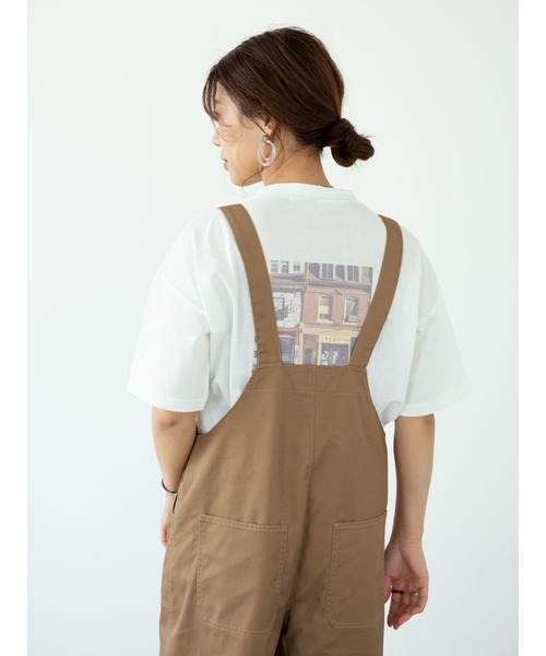 RAY CASSIN FAVORI（レイカズンフェバリ）の「・RAY CASSIN バックカラー転写チュニック＊（Tシャツ/カットソー・レディース・チャコールグレー/ライトグレー/オフホワイト/ブルー・FREE）」の6枚目の写真