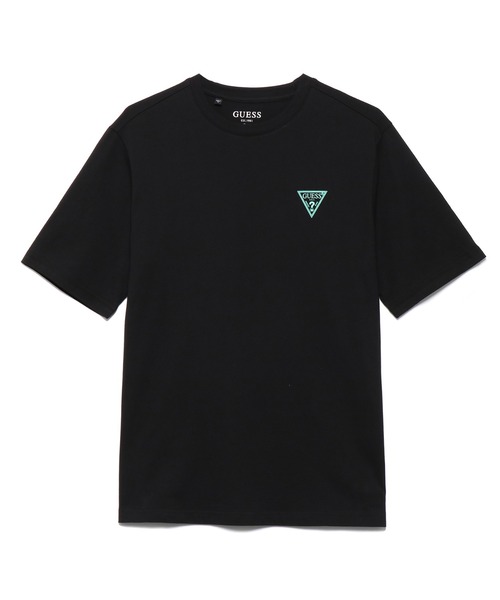 Guess（ゲス）の「Small Triangle Logo Tee（Tシャツ/カットソー・メンズ・ホワイト/ブラック/イエロー/ブルー・MEDIUM/LARGE/X-LARGE）」の12枚目の写真