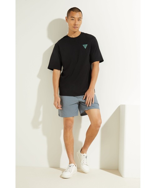 Guess（ゲス）の「Small Triangle Logo Tee（Tシャツ/カットソー・メンズ・ホワイト/ブラック/イエロー/ブルー・MEDIUM/LARGE/X-LARGE）」の19枚目の写真