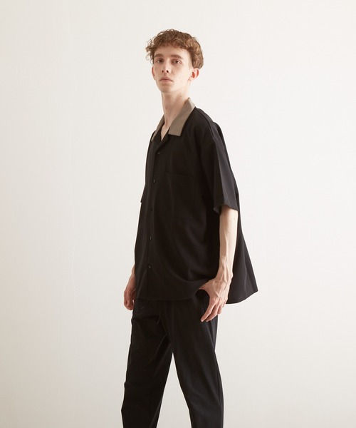 VIBGYOR(ヴィブジョー)の「【VIBGYOR BY AS】梨地オープンシャツ(BL)(シャツ/ブラウス・メンズ・ブラック/ブルー/グレイッシュベージュ・MEDIUM/LARGE)」の8枚目の写真