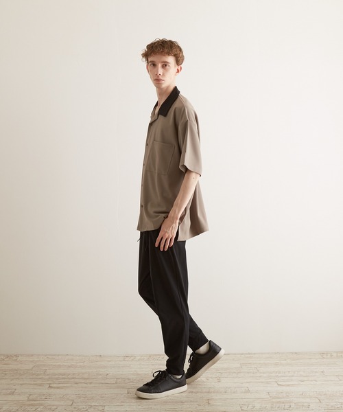 VIBGYOR(ヴィブジョー)の「【VIBGYOR BY AS】梨地オープンシャツ(BL)(シャツ/ブラウス・メンズ・ブラック/ブルー/グレイッシュベージュ・MEDIUM/LARGE)」の13枚目の写真