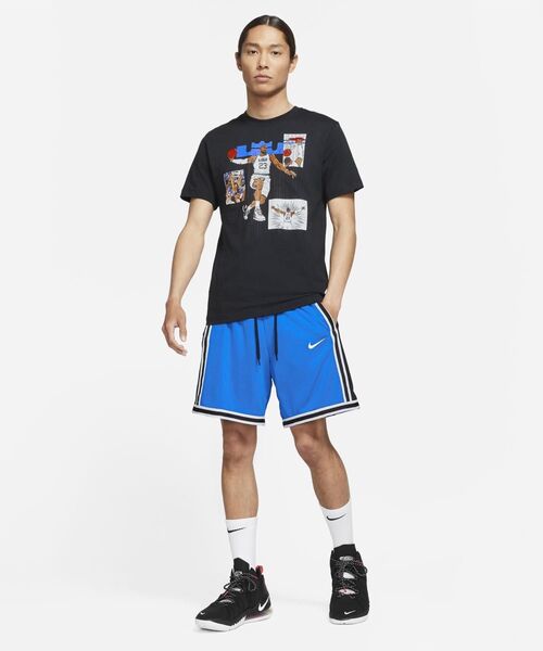 NIKE（ナイキ）の「レブロン ロゴ バスケットボール Tシャツ / NIKE（Tシャツ/カットソー・メンズ・ブラック・M/S/XL/L/3XL/XXL）」の4枚目の写真