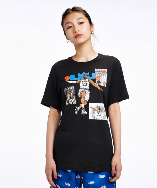 NIKE（ナイキ）の「レブロン ロゴ バスケットボール Tシャツ / NIKE（Tシャツ/カットソー・メンズ・ブラック・M/S/XL/L/3XL/XXL）」の7枚目の写真