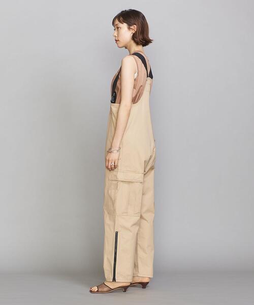 TOWNCRAFT（タウンクラフト）の「【別注】＜TOWNCRAFT＞オーバーオール（サロペット/オーバーオール・レディース・オリーブ/ベージュ・FREE）」の4枚目の写真