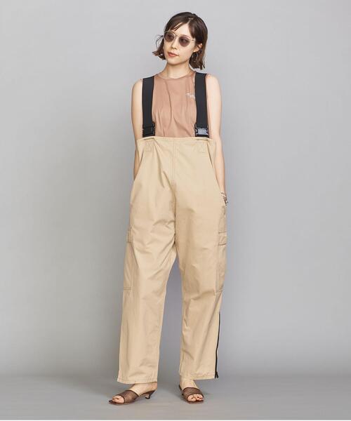 TOWNCRAFT（タウンクラフト）の「【別注】＜TOWNCRAFT＞オーバーオール（サロペット/オーバーオール・レディース・オリーブ/ベージュ・FREE）」の6枚目の写真