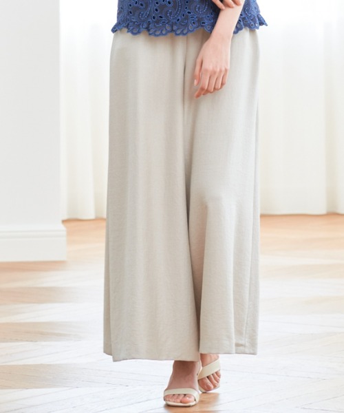 オンライン限定商品】 ANAYI リネンツイルワイドパンツ - その他 - www ...